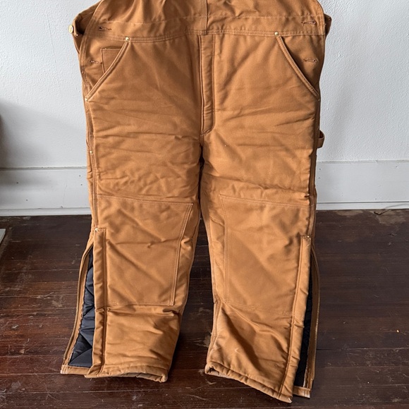 Carhartt Quilted Insulated Overall Coveralls Size 40x30 - Picture 3 of 7